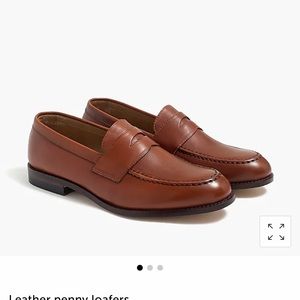 Never worn brown penny loafer *size 10*